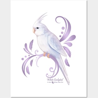 White Cockatiel Posters and Art